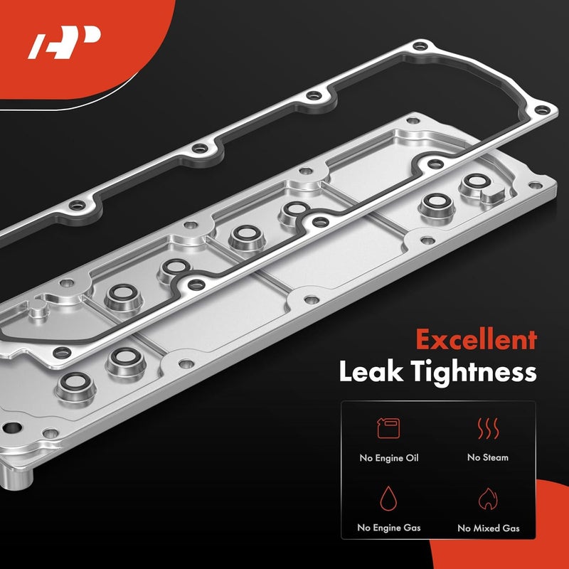 A-Premium LS Gen 4 (IV) Valley Cover Plate Kit, Non AFM/DOD Block Off Plate, Compatible with 2007-2013 Chevy GMC Cadillac Silverado Sierra SUV, LS2 LS3 LS7 L92, 4.8L 5.3L 6.0L 6.2L, Replace # 12598832 - Image 4